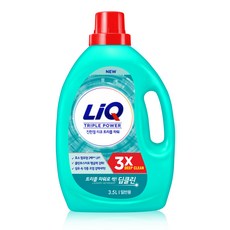 LiQ 濃縮凝膠深層潔淨三效一般用洗衣精 正裝, 1個, 3.5L