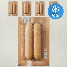 허스델리 육식토끼닭가슴살 칼집소시지 숯불갈비맛 (냉동), 5개, 100g