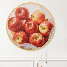 WE ART 現代藝術 Rainy Vivaravida 21 招財風水畫框, 圓形畫布拼接 無框