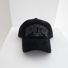 한스모자 보스턴 코듀로이 야구 볼캡