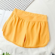 星星開衩線條休閒運動孕婦短褲