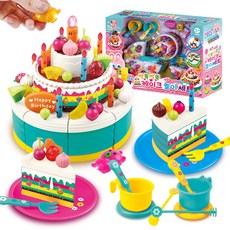 TOY GATE 附燈光與生日歌曲的切蛋糕遊戲組, 1套, 隨機出貨(小熊感應遙控器)