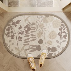 一張有趣的橢圓形票，有利於改變氣氛, 米色花園