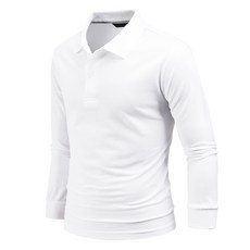 DAKUANG 男款襯衫領素色長袖T恤 E07K9_tp4146