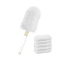 自製男女多功能家用除塵器+替換筆芯5件套, 白色, 1套