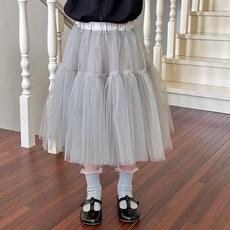 Starbean 女童蕾絲鬆緊帶紗裙