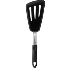 WAGENSTEIGER 長型矽膠鍋鏟 9.5x37公分 黑色, 1支