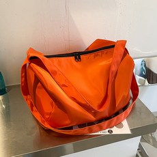 單肩健身郵差包大容量運動包 BRP1063, 橘色, 1個