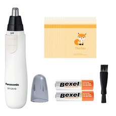 Panasonic AA 電池 2p + 清潔刷 + 附袋 15p Set ER-GN10, 白色的
