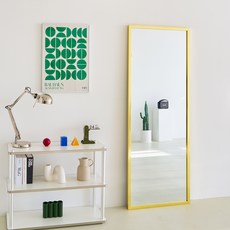 에이스홈 코코 사각 와이드 벽걸이 전신거울 L MA020, 골드, 벽걸이형