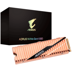 기가바이트 AORUS NVMe Gen4 SSD 코퍼, GP-ASM2NE6100TTTD, 1TB