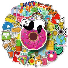 예스몰 다꾸 포카 팬시 스티커 50종 세트, BP-100, 1세트