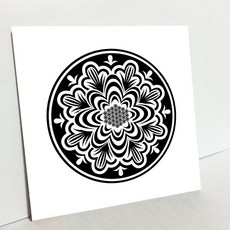 HTP 傳統紋樣磁磚 牡丹紋 別錢 K0968 8906, 1個