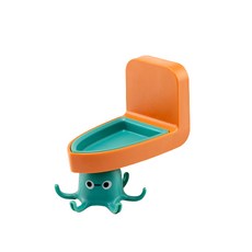 T-cust 烹飪工具多功能掛鉤 章魚設計, 1個, 綠色