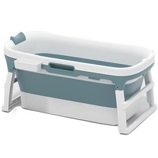H&I 高級折疊式浴缸 中型 PS-117, 藍色, 1個