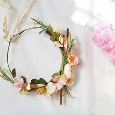 Broky 仿真花冠, 可愛的粉紅玫瑰