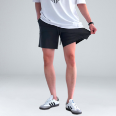 Eve Company 男女通用 極致涼感 超彈力 鬆緊帶 涼爽 大尺碼 短褲 2544-1