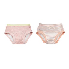 LILLE HAVEN 女童大象棉質內褲組 2-3歲適用 2件, 粉紅, 1組