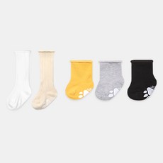 HI BABY CLUB 滾邊羅紋及膝襪 2雙+滾邊短襪 3雙