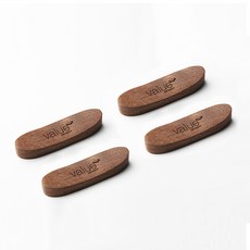 value ceramic Value 陶瓷丹尼斯胡桃木勺架, 棕色的, 4個