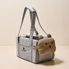 Black Pet Houndia 汽車座椅, 兔子藍色, 1個