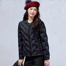 peggynco 女款3D緹花舖棉鴨絨外套 JK-636