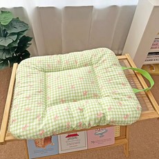 데이소이 반려동물 리본 손잡이 방석매트, 05 그린, 1개
