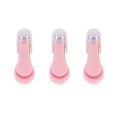 유즈윈 유아용 안전 손톱깎이, 핑크, 3개