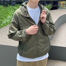 패커블 후드 바람막이 자켓 O2099