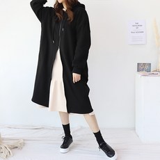 팡팡샵 T 긴 기모 투웨이 임부 후드집업