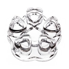 BELLE 愛心玻璃茶蠟保溫座 小, 1個, 單一顏色