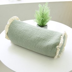 Paleu圓筒型蕎麥枕頭, 淺綠色