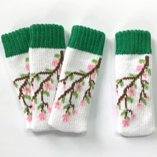 다해유 귀여운 니트 의자 커버 12p, 벚꽃, 12개