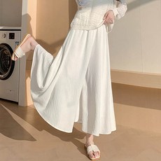 앤드스타일 여성용 냉감 통기성 플레어쿨 밴딩 치마 바지 262496