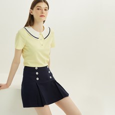 플레이뎁 여성용 Box 플리츠 골프 스커트 DEAMA7012M