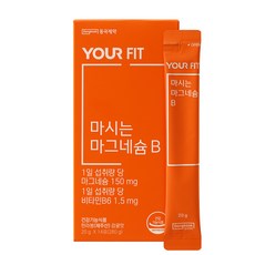 東國製藥Your Fit飲用液態鎂B 柑橘口味 14入, 1盒, 280g