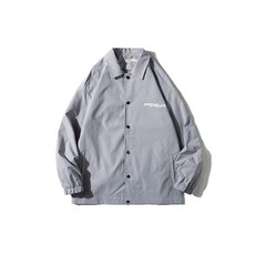 AOWLs 男士運動風口袋翻領教練外套 #J6600