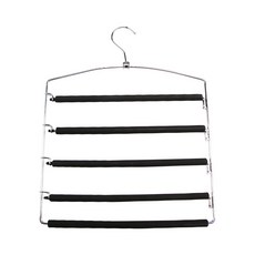 Hierdeco 折疊式多功能褲架 5 層 13 x 15.75cm KMY21090103, 混色, 1個