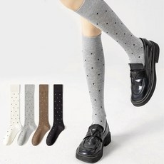 여성용 모노 도트 클래식 니삭스 4켤레 세트 AW16