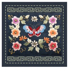 indi.k 蝴蝶刺繡傳統中標籤 100入, 單一顏色, 1個