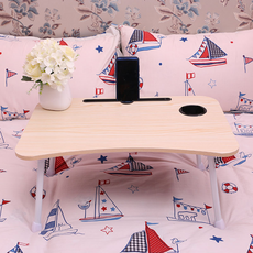 B2WIN VINBUK 堅固床上托盤 60 × 40 × 28 cm, 軟木紋