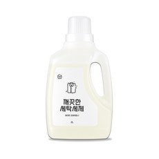 我們的實驗室實驗室清潔洗衣粉白色清新香氛, 2L, 1個