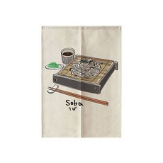 感性日本美食圖案門簾, 03