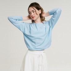 레이지비 여성용 에어파스텔 스트링 루즈핏 롱 슬리브