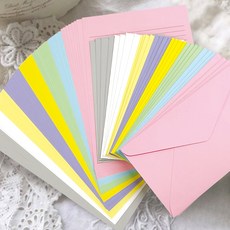 From&To 超大容量彩色信紙8款 x 8p + 信封8款 x 4p 套組 FL1003, 混合顏色, 1套