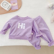 JOY MULTI 兒童純色睡衣褲套裝