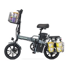 NANO WHEEL 可折疊拆卸式自行車籃 1058, 1個, 黑色