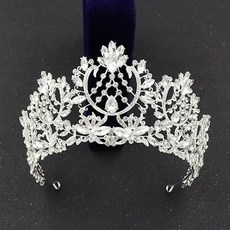 自助婚禮 奢華氛圍 新娘頭飾 ivi629, 1個, 銀色