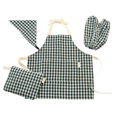 SEMOMS 孩童圍裙+頭巾+袖套+收納袋