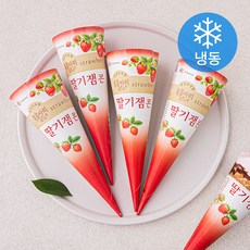 복음자리 딸기잼 콘 (냉동), 150ml, 1개입, 4개